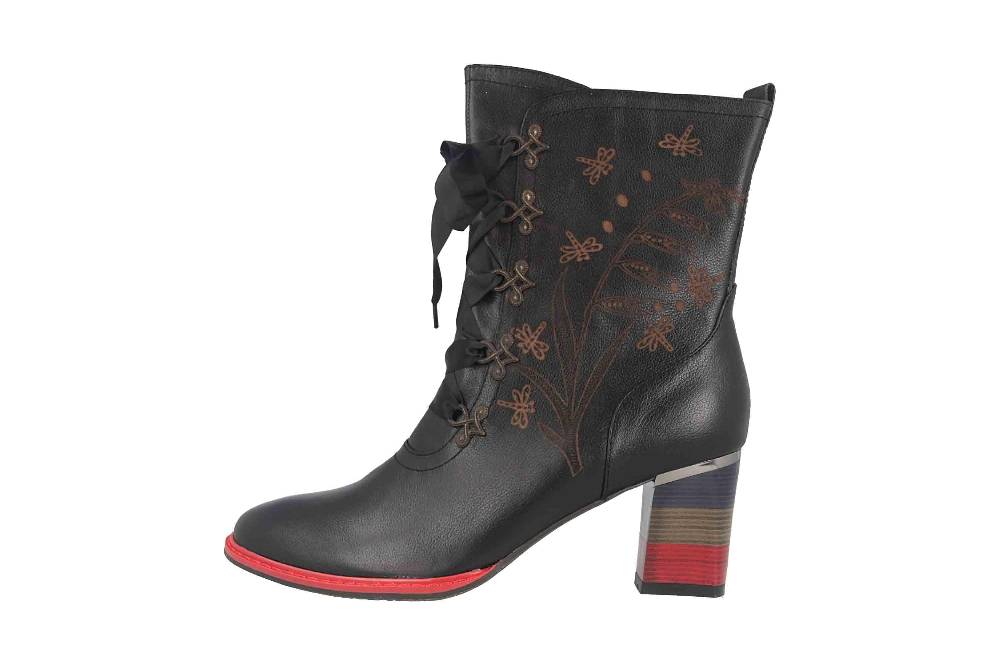 Spring Footwear JULIETTE Stiefel in Übergrößen Schwarz JULIETTE-B große Damenschuhe