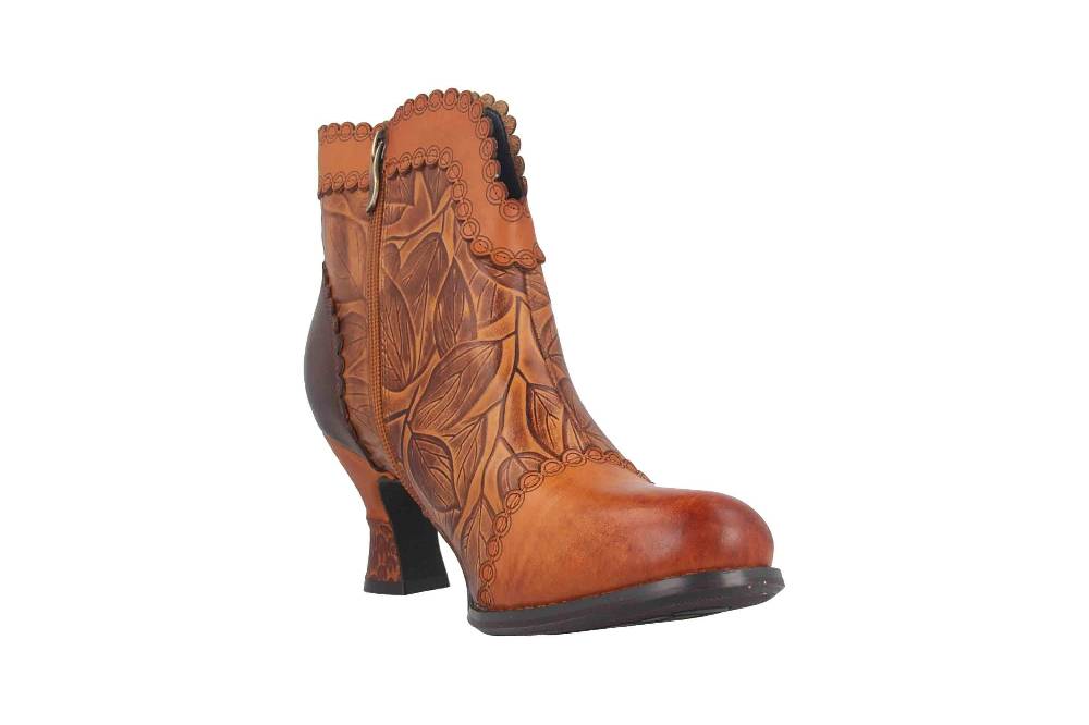 Spring Footwear LEAFEEL Stiefel In Übergrößen Braun LEAFEEL-CA Große Damenschuhe