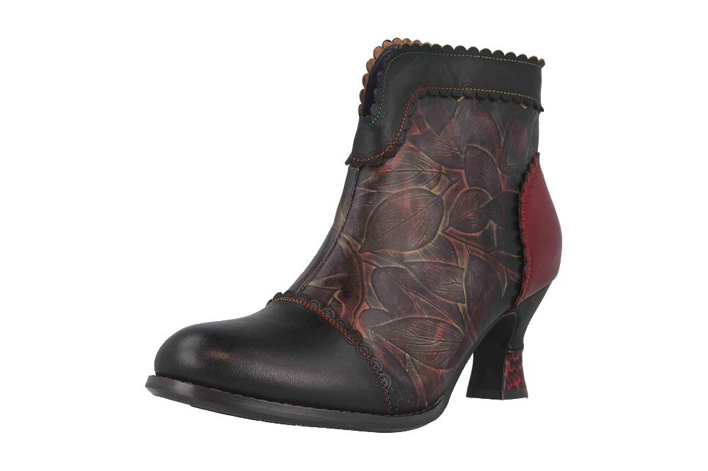 Spring Footwear LEAFEEL Stiefel In Übergrößen Schwarz LEAFEEL-B Große Damenschuhe