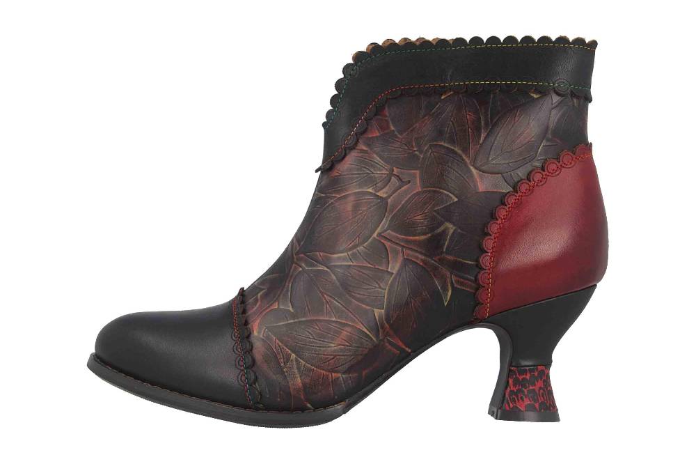 Spring Footwear LEAFEEL Stiefel in Übergrößen Schwarz LEAFEEL-B große Damenschuhe
