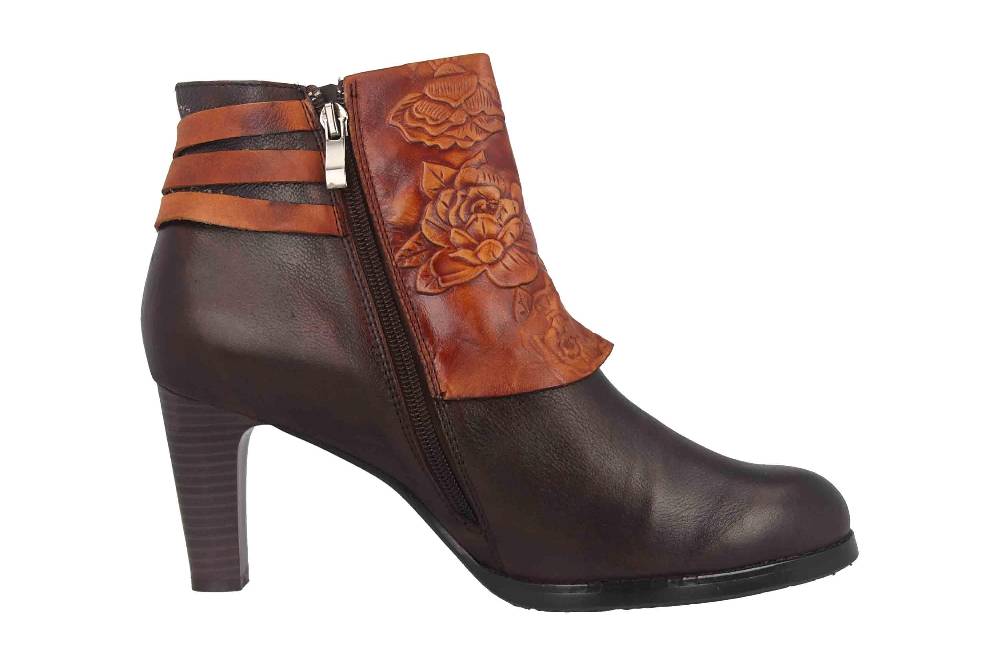 Spring Footwear LORA Stiefel In Übergrößen Braun LORA-CHOCM Große Damenschuhe
