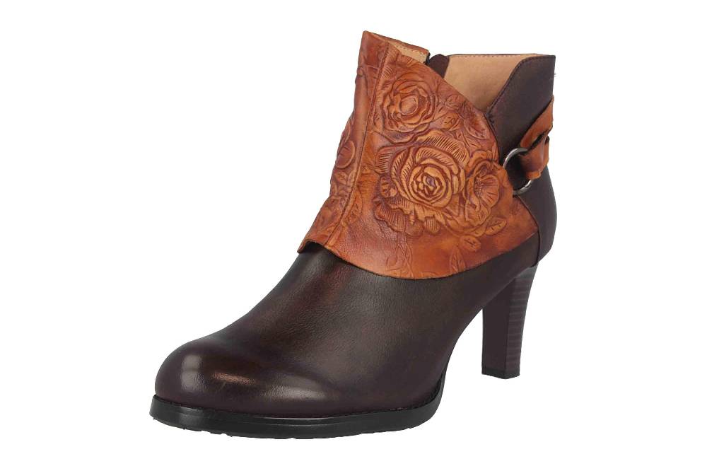 Spring Footwear LORA Stiefel In Übergrößen Braun LORA-CHOCM Große Damenschuhe