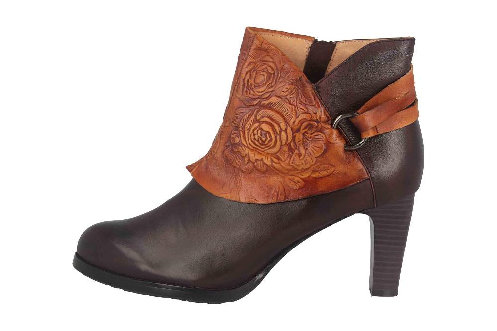 Spring Footwear LORA Stiefel in Übergrößen Braun LORA-CHOCM große Damenschuhe