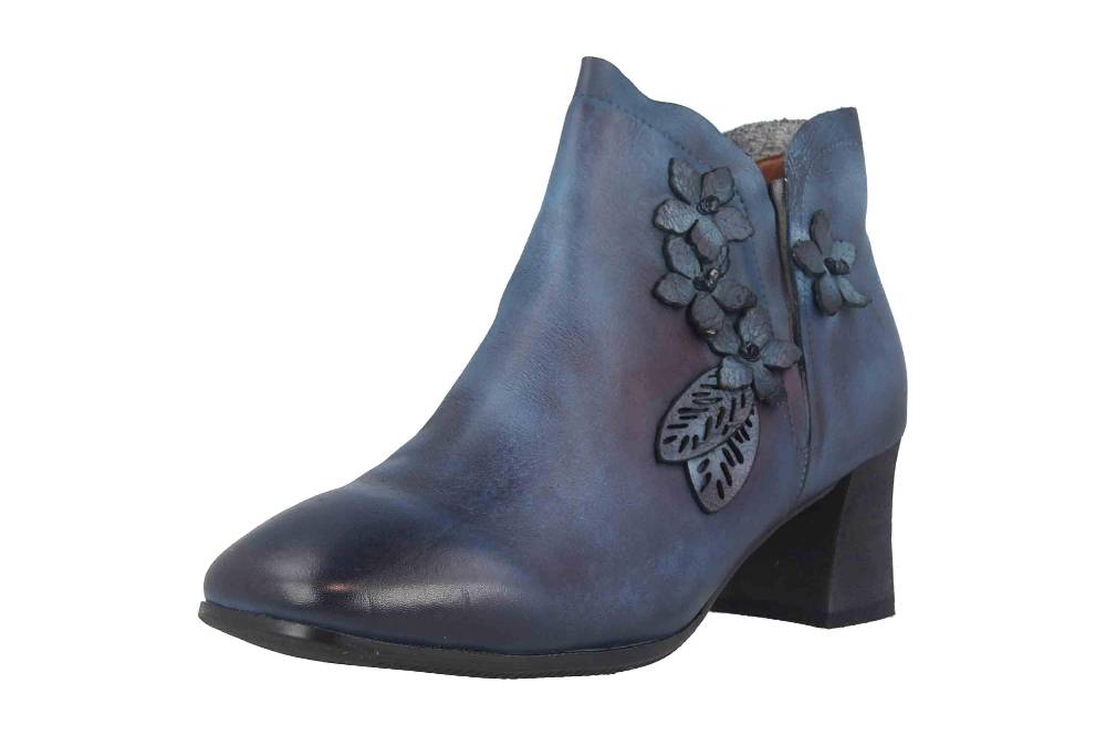 Spring Footwear LORALIE Stiefel In Übergrößen Blau LORALIE-BLU Große Damenschuhe