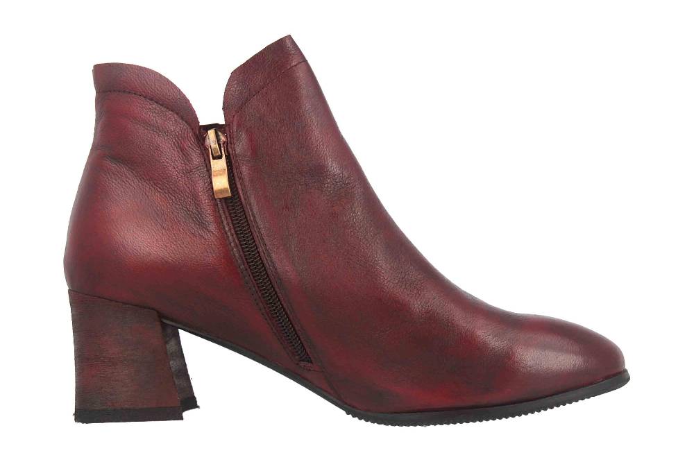 Spring Footwear LORALIE Stiefel In Übergrößen Bordeaux LORALIE-BX Große Damenschuhe