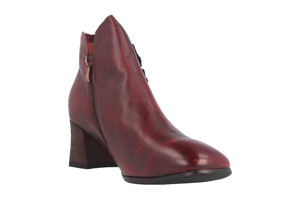 Spring Footwear LORALIE Stiefel In Übergrößen Bordeaux LORALIE-BX Große Damenschuhe