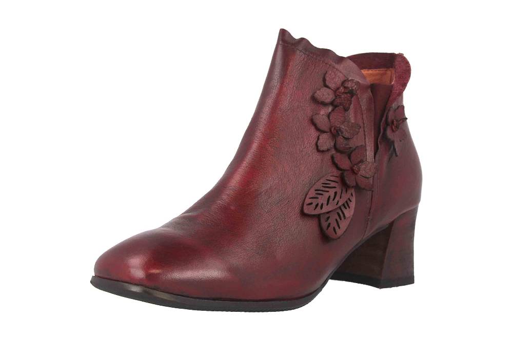 Spring Footwear LORALIE Stiefel In Übergrößen Bordeaux LORALIE-BX Große Damenschuhe
