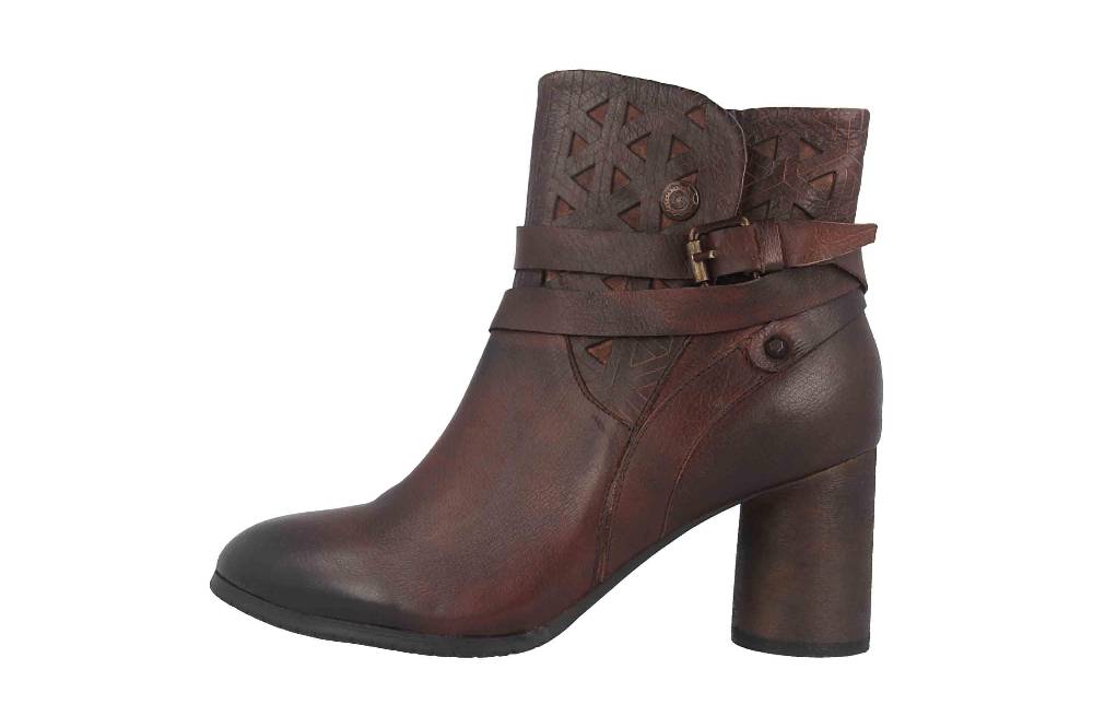 Spring Footwear MADONNA Stiefel in Übergrößen Braun MADONNA-DBR große Damenschuhe
