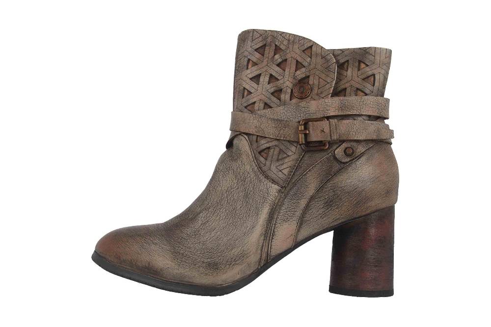 Spring Footwear MADONNA Stiefel in Übergrößen Grau MADONNA-GRY große Damenschuhe