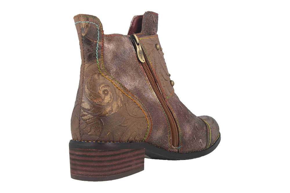 Spring Footwear NAILHEAD Boots In Übergrößen Braun NAILHEAD-BR Große Damenschuhe