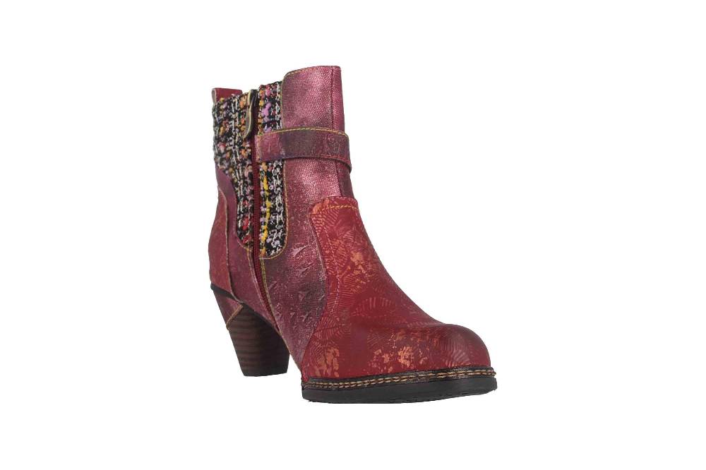 Spring Footwear NANCIES Boots In Übergrößen Bordeaux NANCIES-BXM Große Damenschuhe