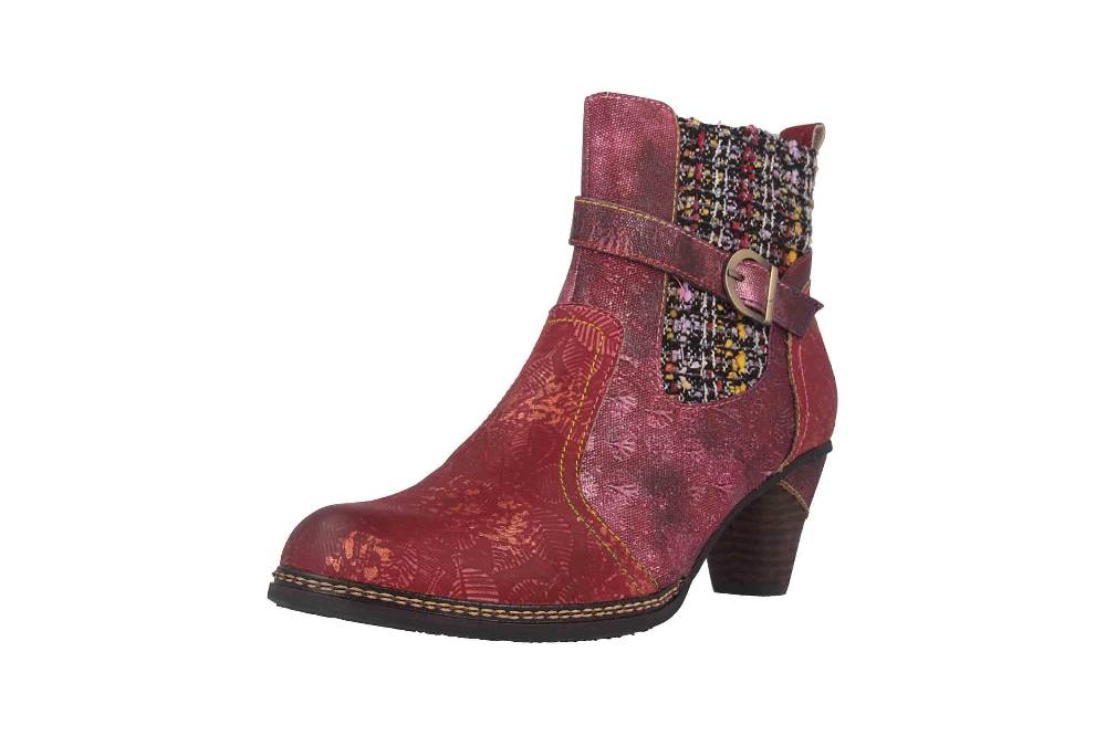 Spring Footwear NANCIES Boots In Übergrößen Bordeaux NANCIES-BXM Große Damenschuhe