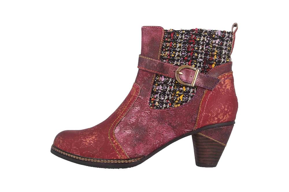 Spring Footwear NANCIES Boots in Übergrößen Bordeaux NANCIES-BXM große Damenschuhe