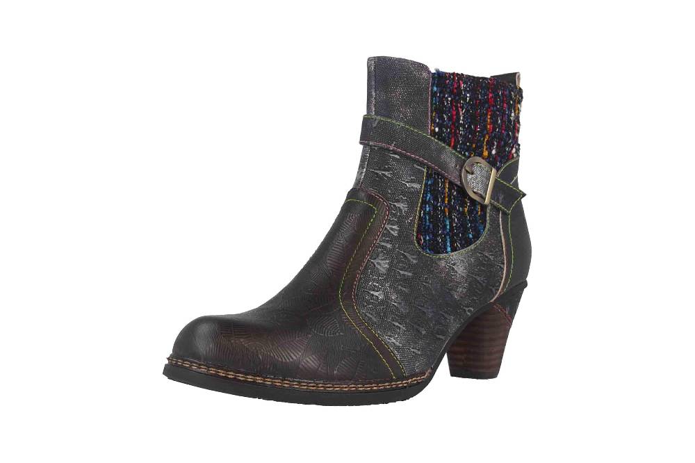 Spring Footwear NANCIES Boots In Übergrößen Schwarz NANCIES-BM Große Damenschuhe