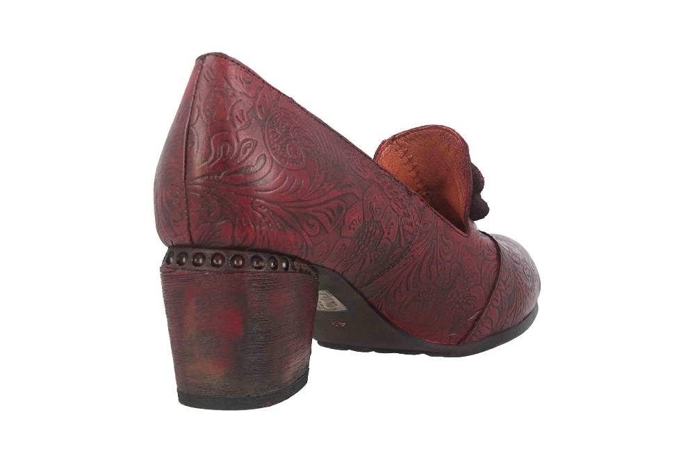 Spring Footwear NOORA Pumps In Übergrößen Bordeaux NOORA-BX Große Damenschuhe