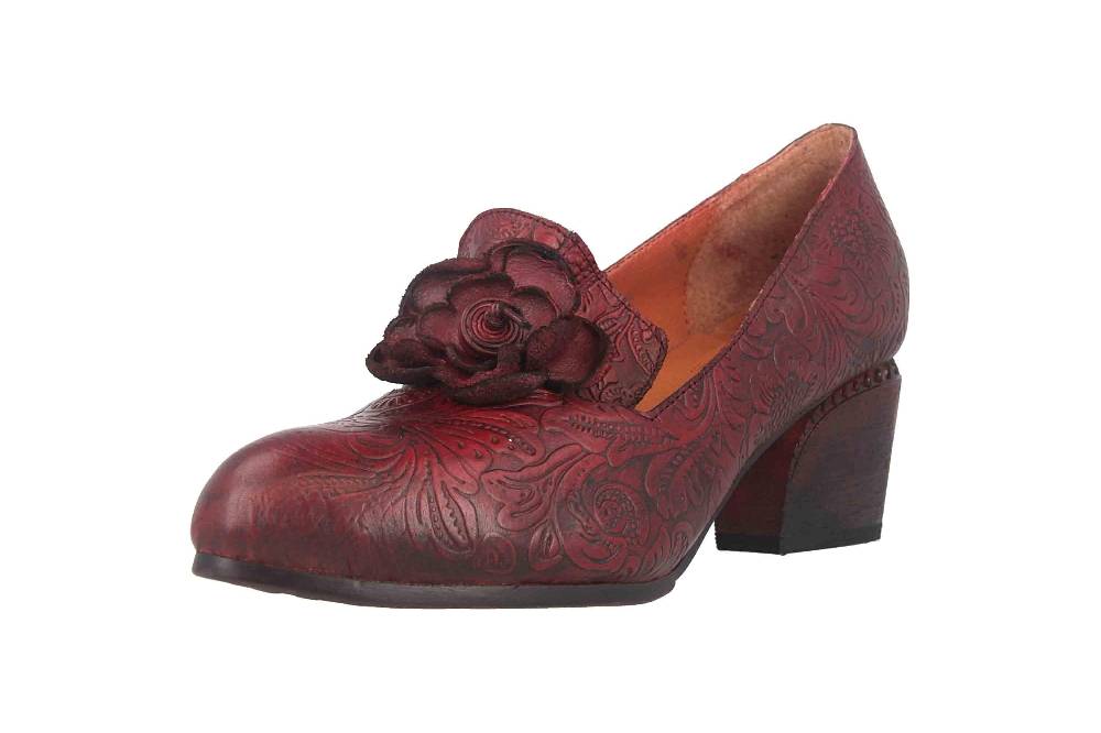 Spring Footwear NOORA Pumps In Übergrößen Bordeaux NOORA-BX Große Damenschuhe