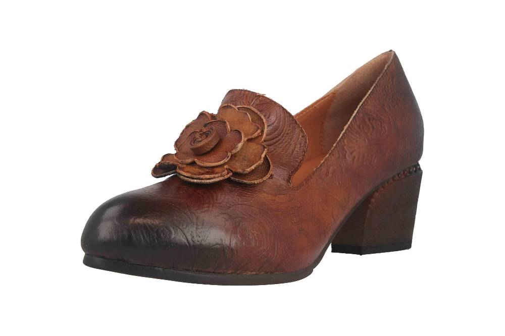 Spring Footwear NOORA Pumps In Übergrößen Braun NOORA-BR Große Damenschuhe
