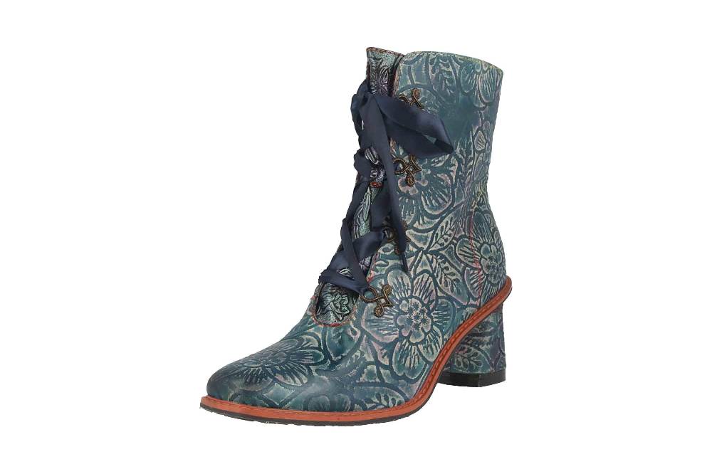 Spring Footwear PATRONA Stiefel In Übergrößen Blau PATRONA-BLUM Große Damenschuhe