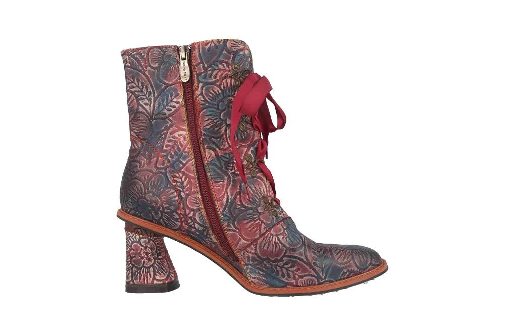 Spring Footwear PATRONA Stiefel In Übergrößen Rot PATRONA-RDM Große Damenschuhe