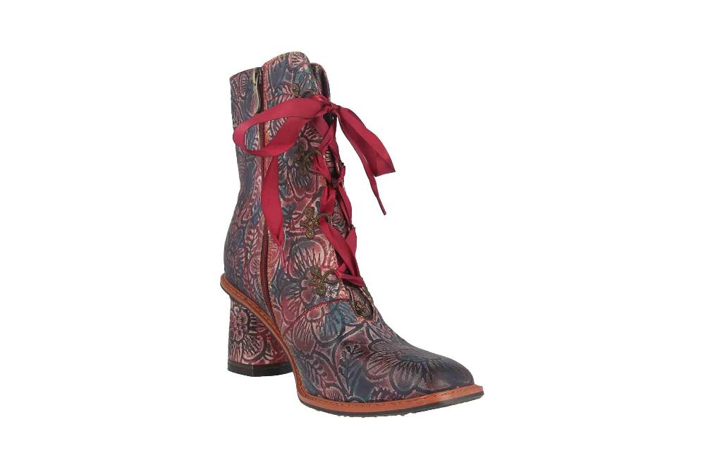 Spring Footwear PATRONA Stiefel In Übergrößen Rot PATRONA-RDM Große Damenschuhe