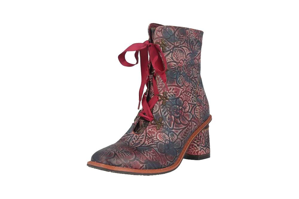Spring Footwear PATRONA Stiefel In Übergrößen Rot PATRONA-RDM Große Damenschuhe
