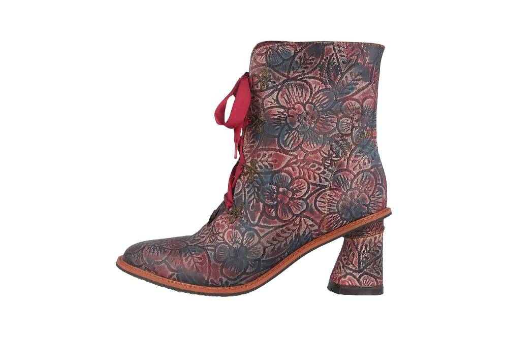 Spring Footwear PATRONA Stiefel in Übergrößen Rot PATRONA-RDM große Damenschuhe