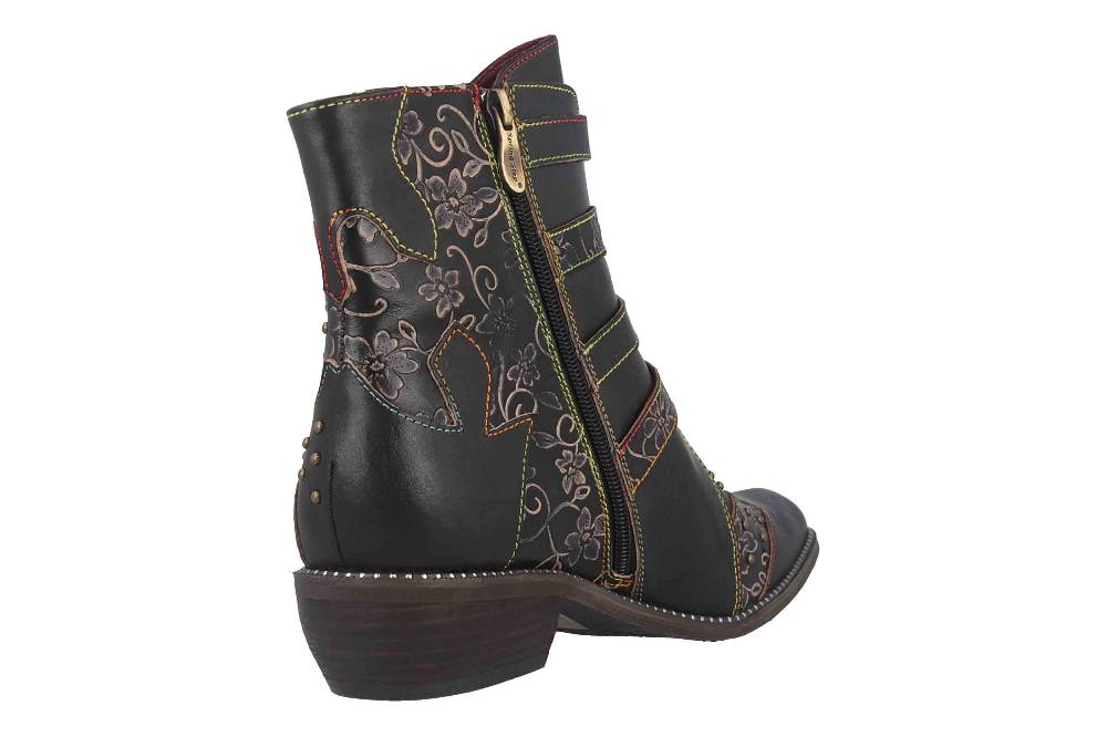Spring Footwear RODEHA Boots In Übergrößen Schwarz RODEHA-B Große Damenschuhe