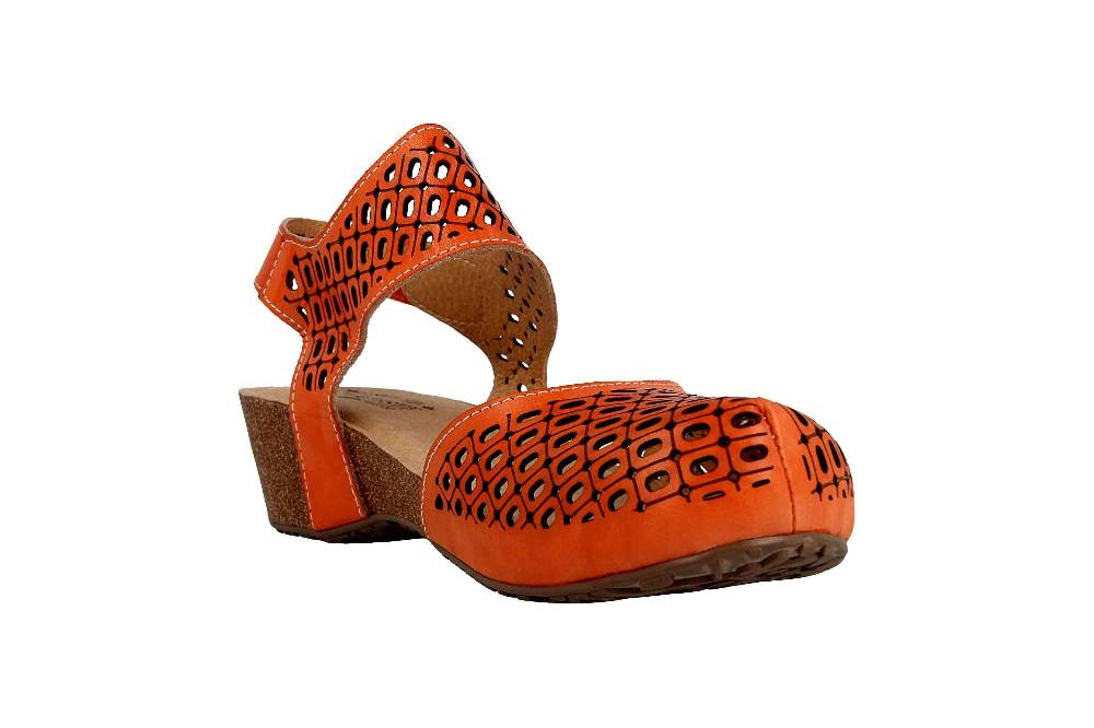 Spring Footwear Sandalen In Übergrößen Braun Poppiri-Ca Große Damenschuhe