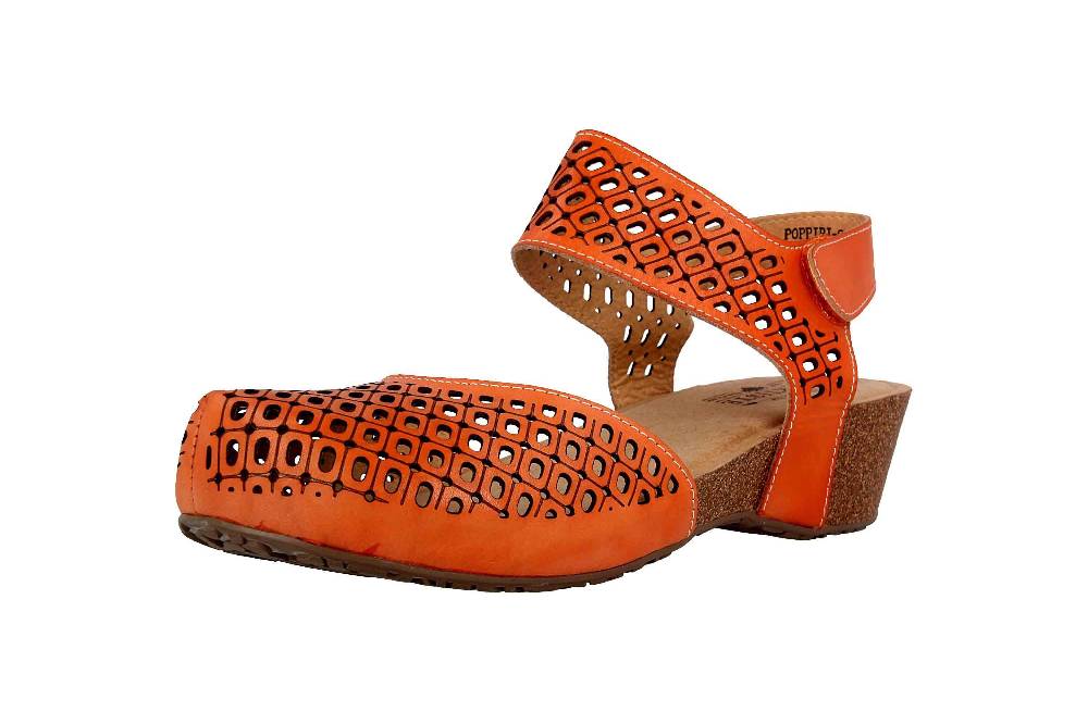 Spring Footwear Sandalen In Übergrößen Braun Poppiri-Ca Große Damenschuhe
