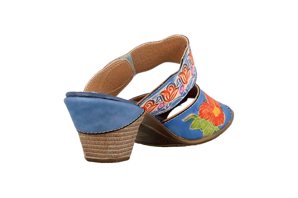 Spring Footwear Sandalen In Übergrößen Mehrfarbig Ozuna-Blu Große Damenschuhe