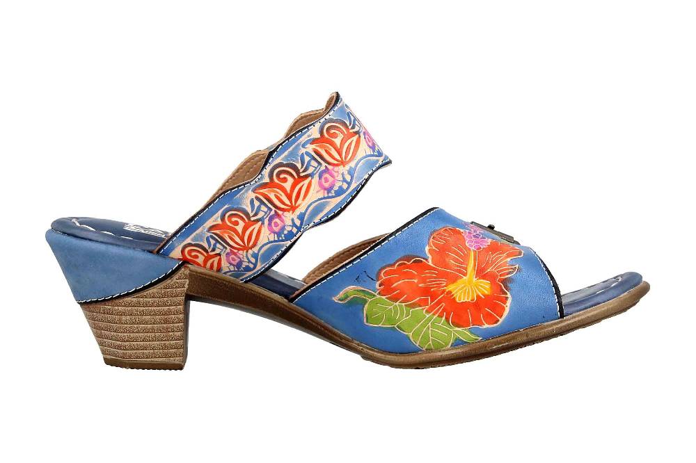Spring Footwear Sandalen In Übergrößen Mehrfarbig Ozuna-Blu Große Damenschuhe