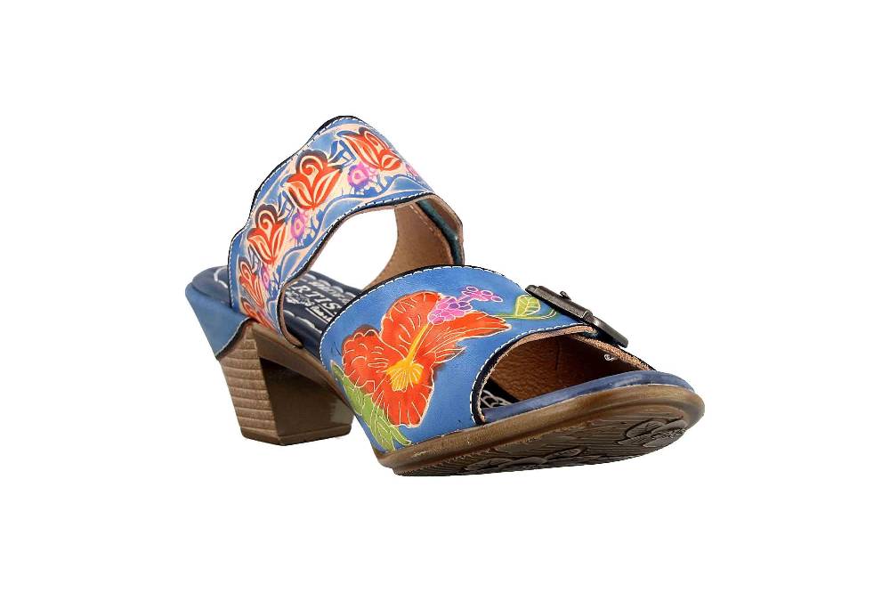 Spring Footwear Sandalen In Übergrößen Mehrfarbig Ozuna-Blu Große Damenschuhe