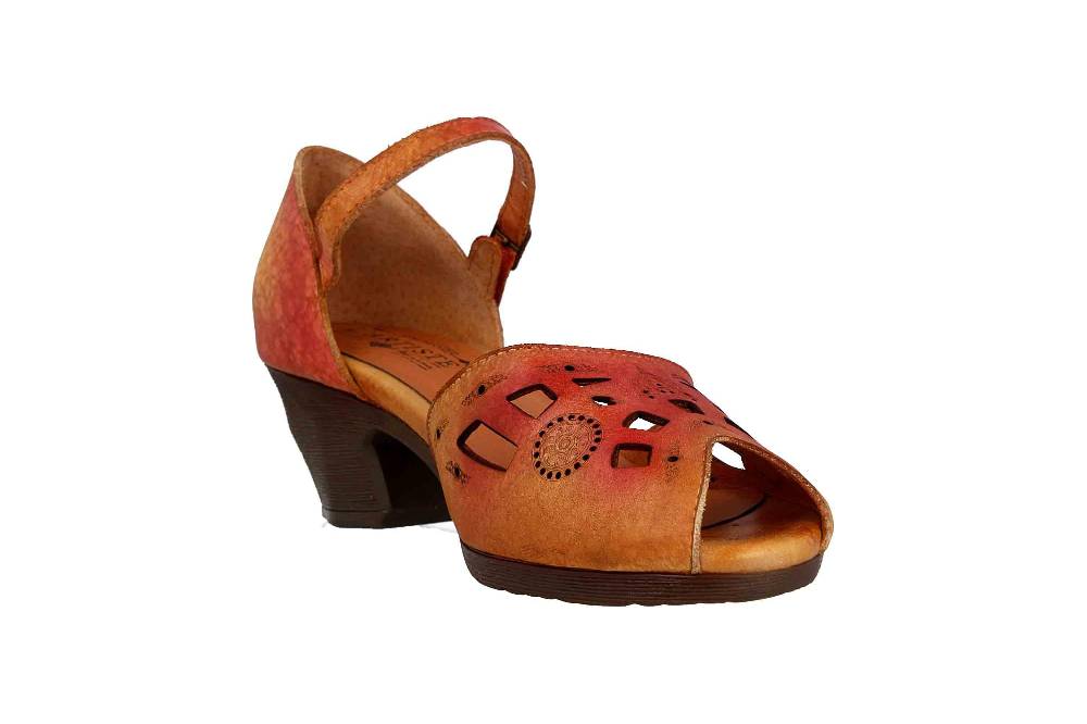 Spring Footwear Sandalen In Übergrößen Rot Posadas-Rdm Große Damenschuhe
