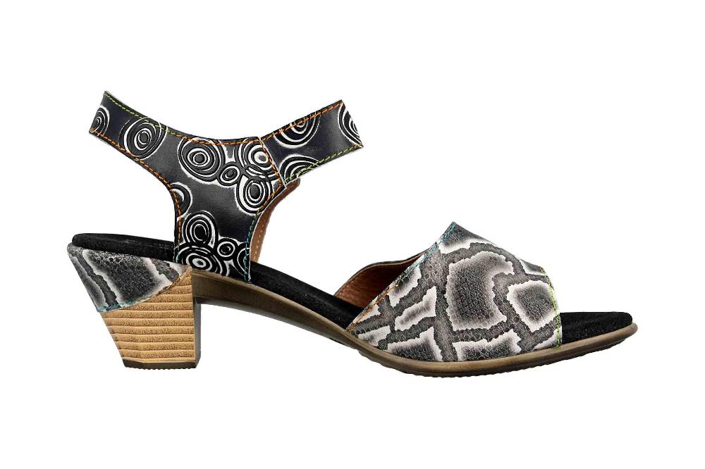 Spring Footwear Sandalen In Übergrößen Schwarz Alluroe-B Große Damenschuhe