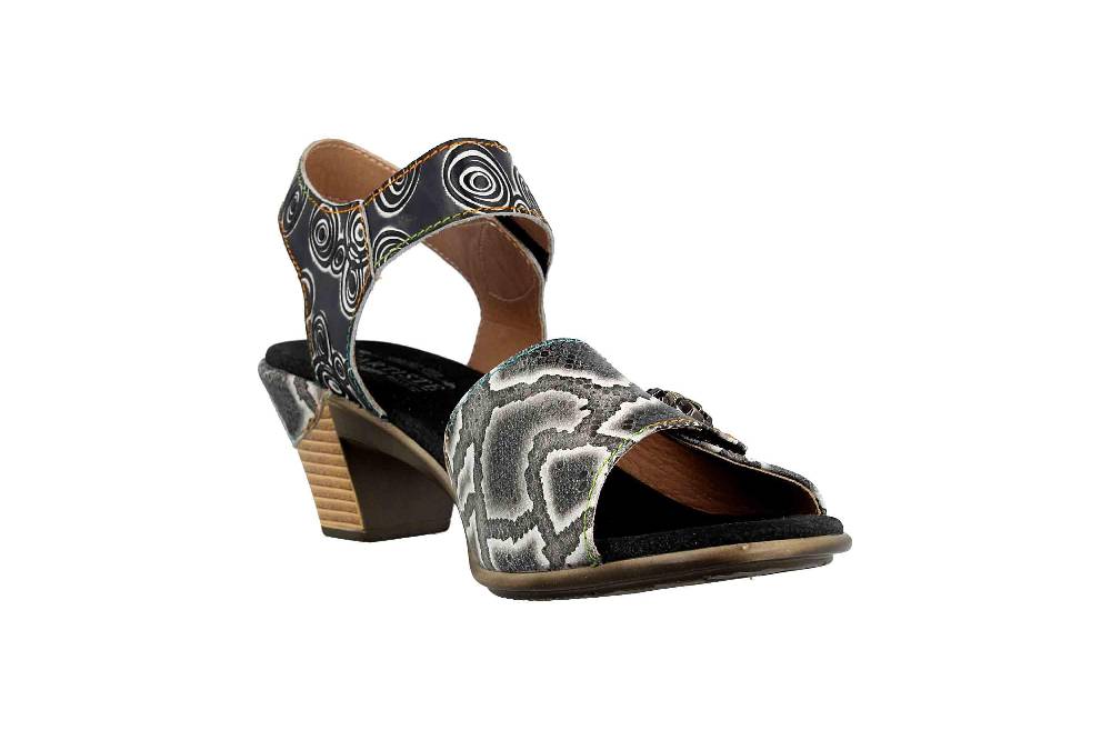 Spring Footwear Sandalen In Übergrößen Schwarz Alluroe-B Große Damenschuhe