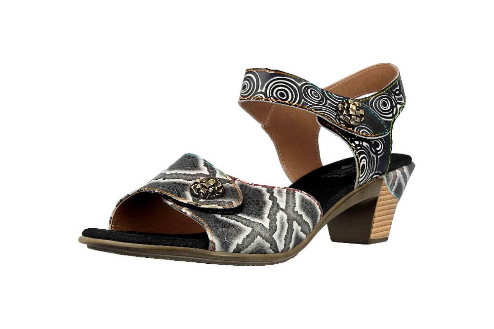 Spring Footwear Sandalen In Übergrößen Schwarz Alluroe-B Große Damenschuhe