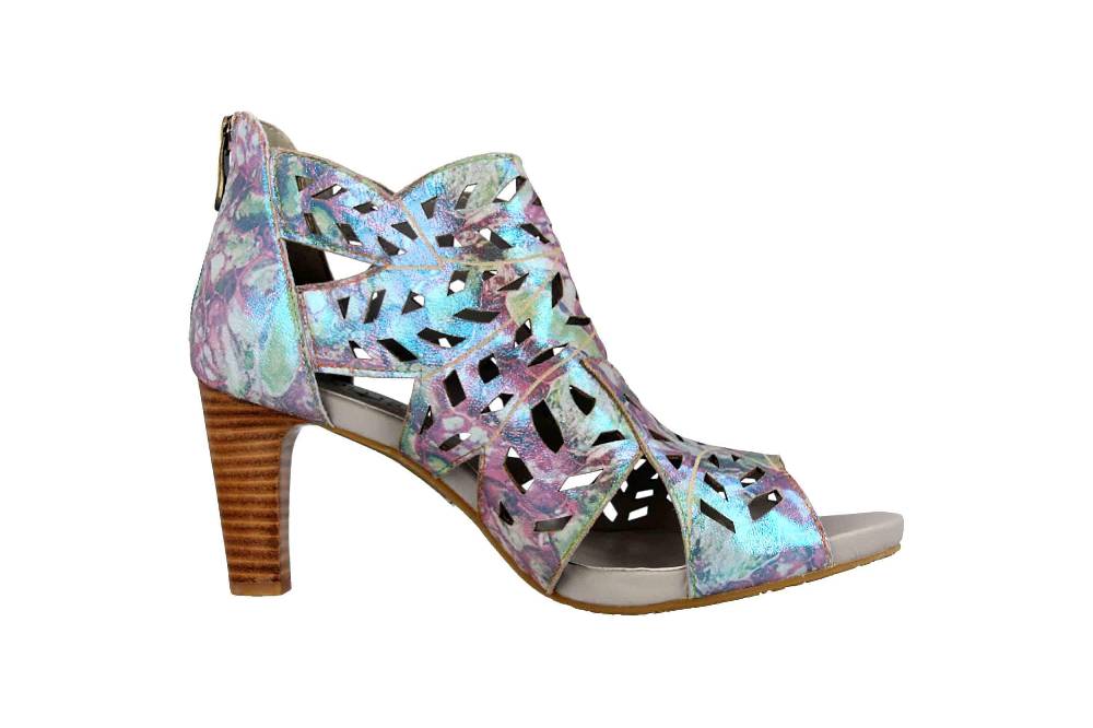 Spring Footwear Sandaletten In Übergrößen Blau Amora-Blum Große Damenschuhe