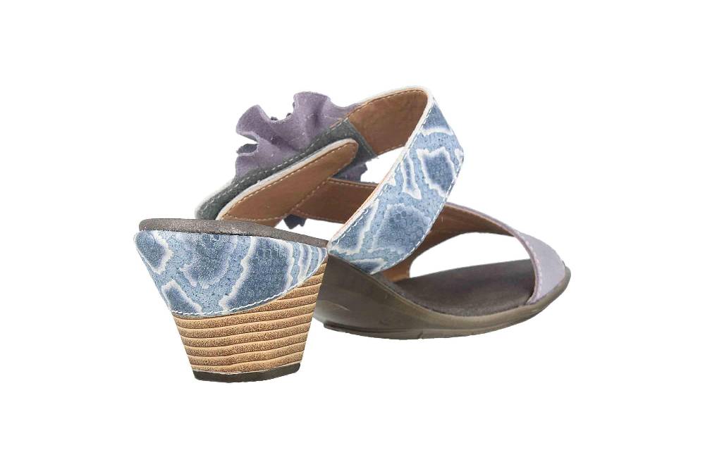 Spring Footwear Sandaletten In Übergrößen Blau Cassana-Blu Große Damenschuhe
