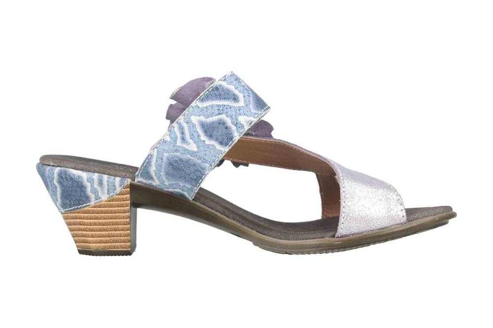 Spring Footwear Sandaletten In Übergrößen Blau Cassana-Blu Große Damenschuhe