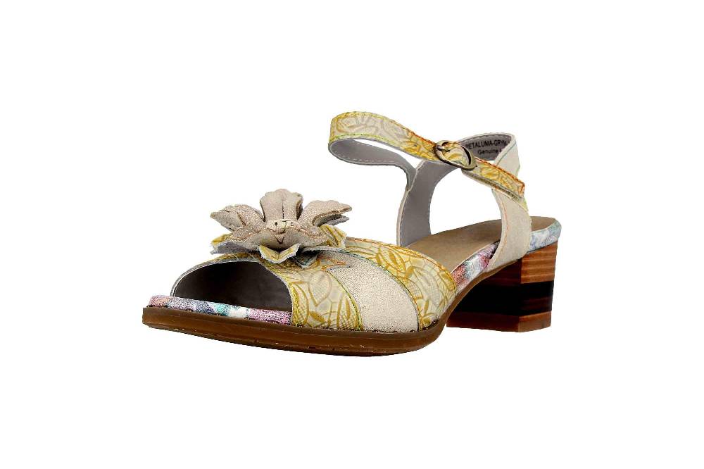 Spring Footwear Sandaletten In Übergrößen Grau Petaluma-Grym Große Damenschuhe