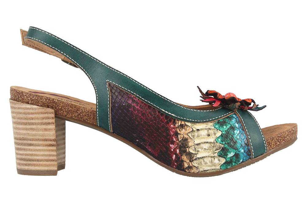 Spring Footwear Sandaletten In Übergrößen Mehrfarbig Kristieli-Grm Große Damenschuhe