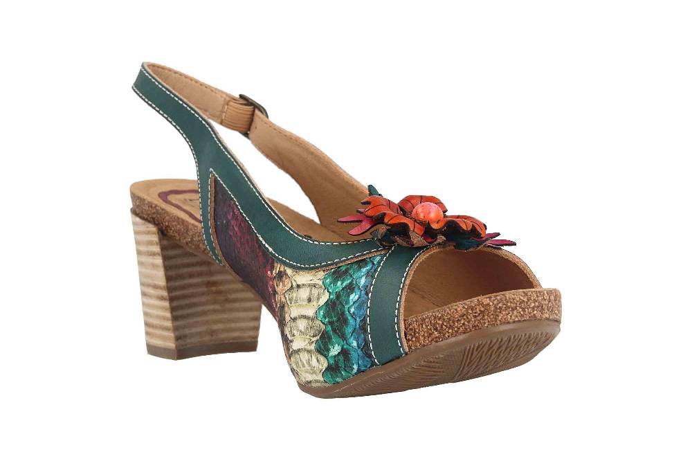 Spring Footwear Sandaletten In Übergrößen Mehrfarbig Kristieli-Grm Große Damenschuhe