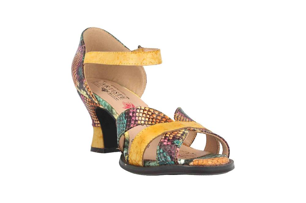 Spring Footwear Sandaletten In Übergrößen Mehrfarbig Glamour-Ym Große Damenschuhe