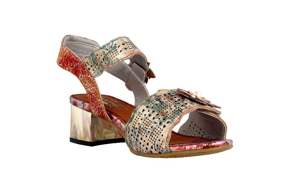 Spring Footwear Sandaletten In Übergrößen Mehrfarbig Freeform-Gldm Große Damenschuhe
