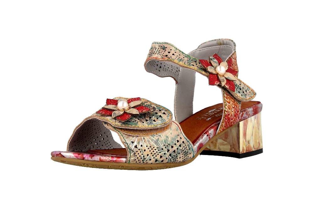 Spring Footwear Sandaletten In Übergrößen Mehrfarbig Freeform-Gldm Große Damenschuhe