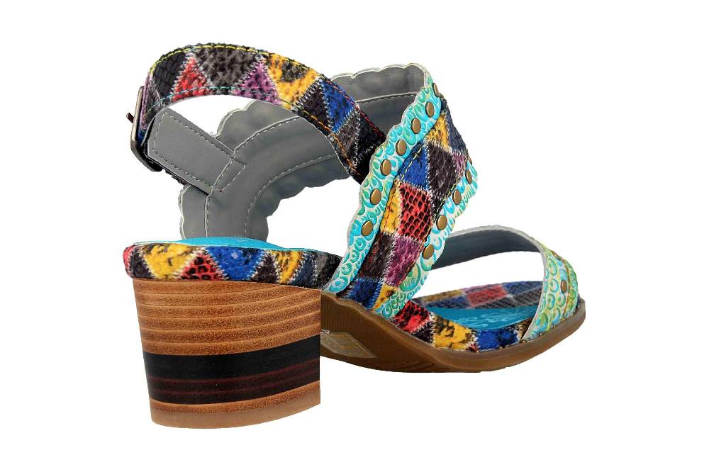 Spring Footwear Sandaletten In Übergrößen Mehrfarbig Exotic-Tqm Große Damenschuhe
