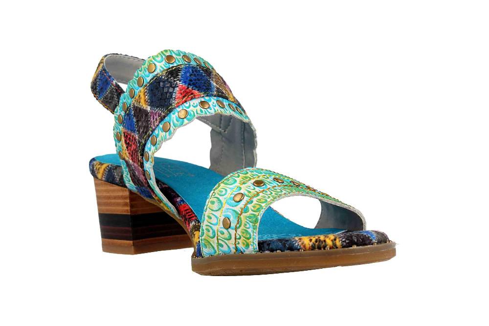 Spring Footwear Sandaletten In Übergrößen Mehrfarbig Exotic-Tqm Große Damenschuhe