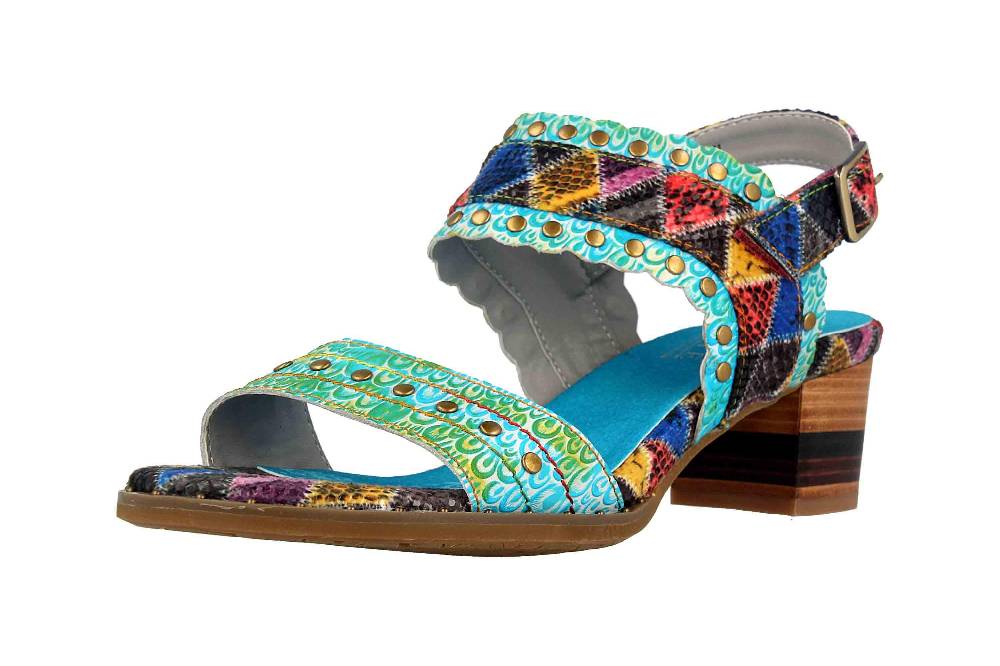 Spring Footwear Sandaletten In Übergrößen Mehrfarbig Exotic-Tqm Große Damenschuhe