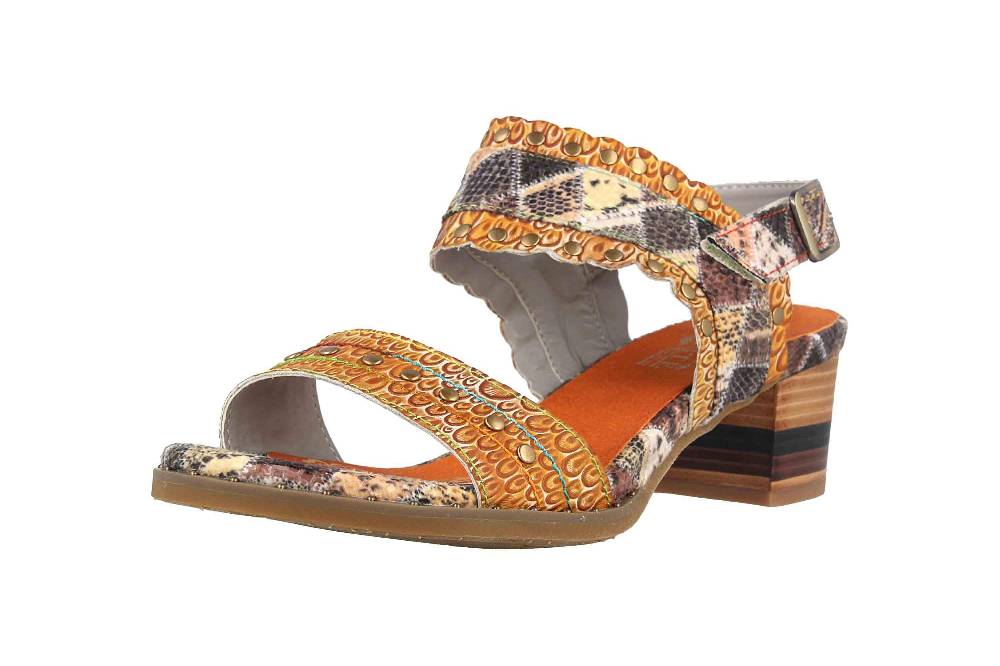 Spring Footwear Sandaletten In Übergrößen Mehrfarbig Exotic-Brm Große Damenschuhe