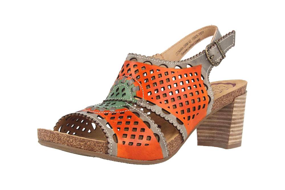 Spring Footwear Sandaletten In Übergrößen Mehrfarbig Leonara-Orm Große Damenschuhe